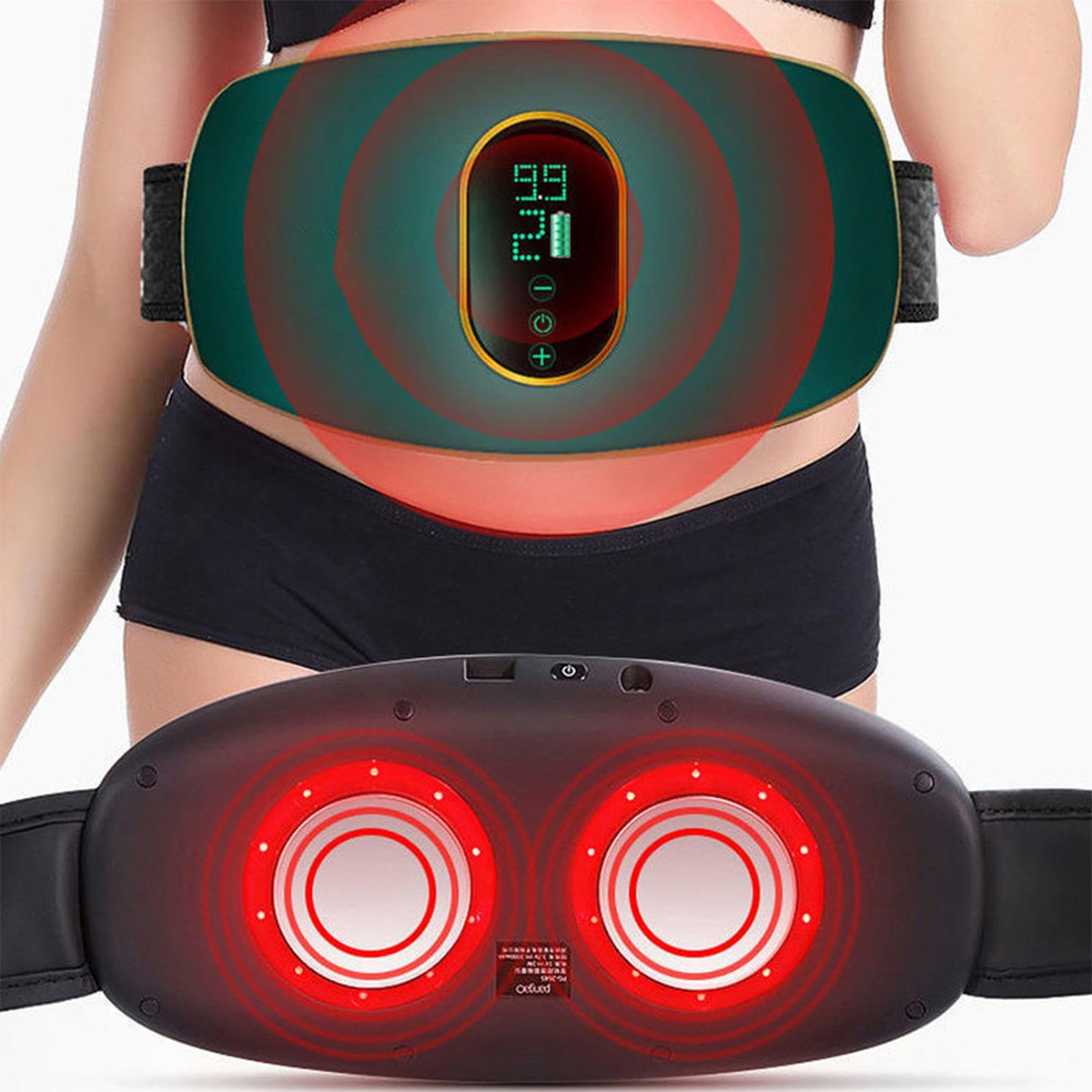 Superhome Weight Loss Machine Women Belly Fat Burner Promote Digestion Massage Belt Weight Loss Fitness Equipment